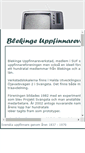 Mobile Screenshot of blekingeuppfinnare.se